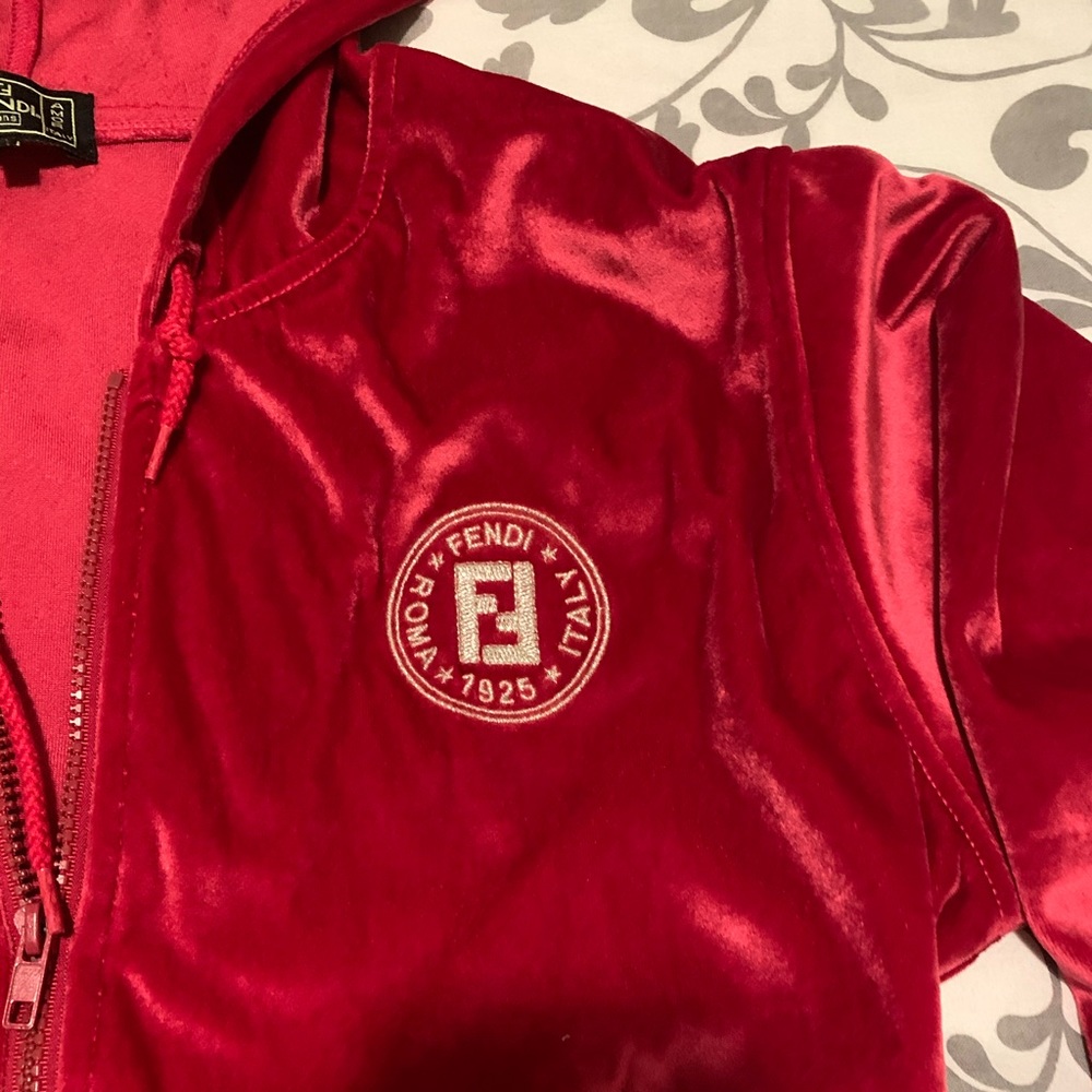 Fendi velour sweater